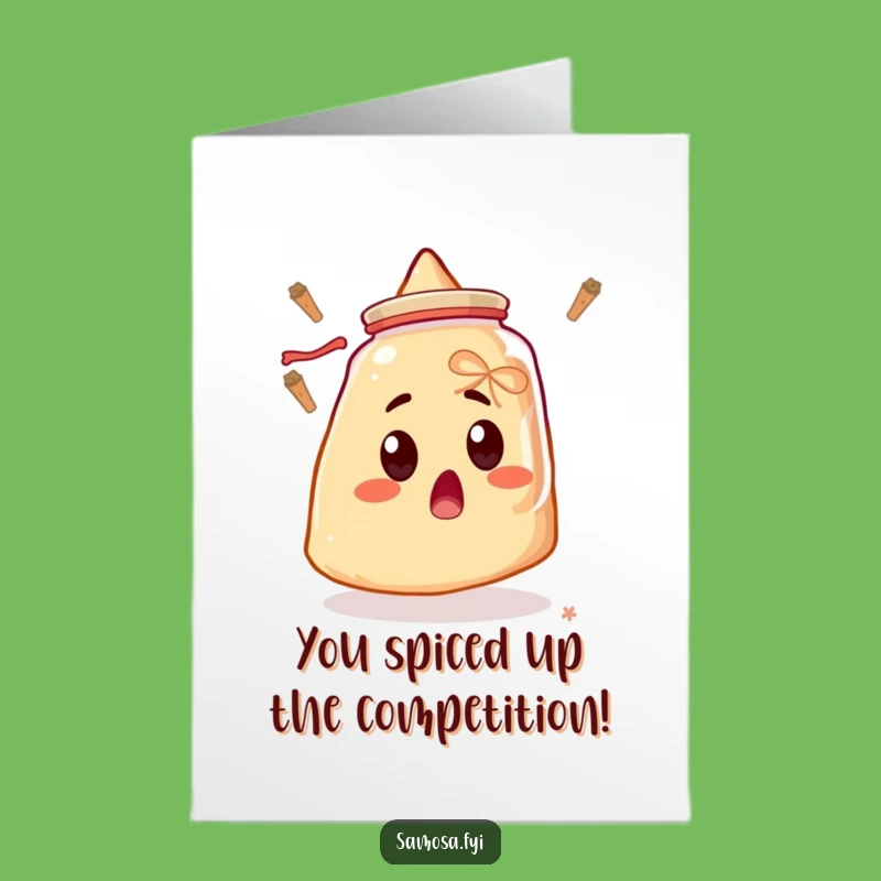 Free Printable Samosa Congrats Card: Hilarious Surprised Downloadable Spice Celebration