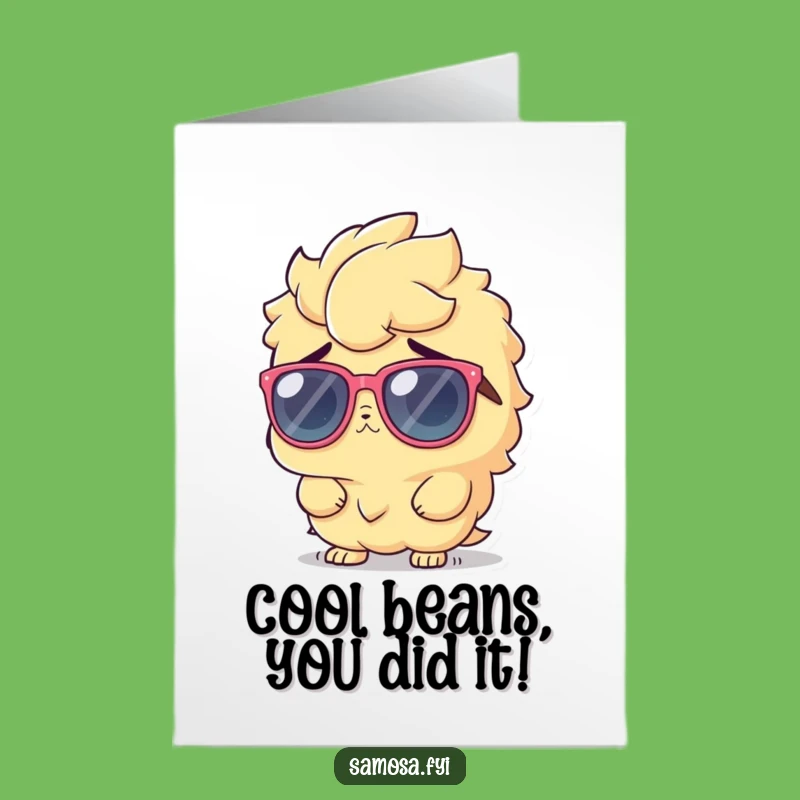 Free Printable Samosa Cool Congrats Card - Humorous Downloadable Greeting