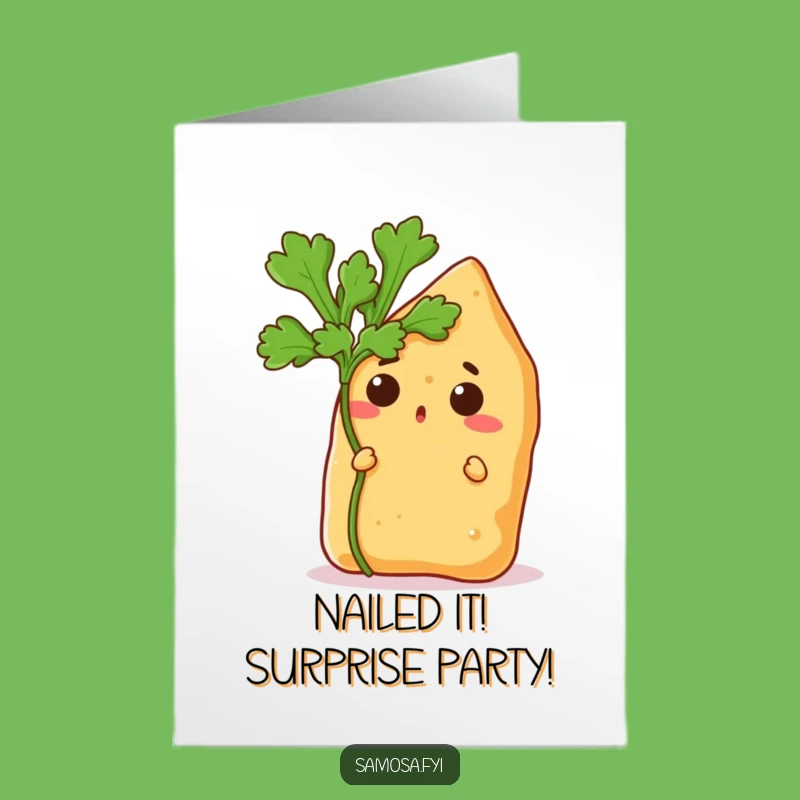 Hilarious Samosa Congrats Card Free Printable: Unexpected Success Downloadable