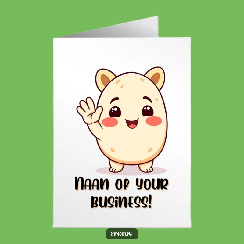 Free Printable Congrats Card: Samosa Salute for a Joyful Downloadable Gift!