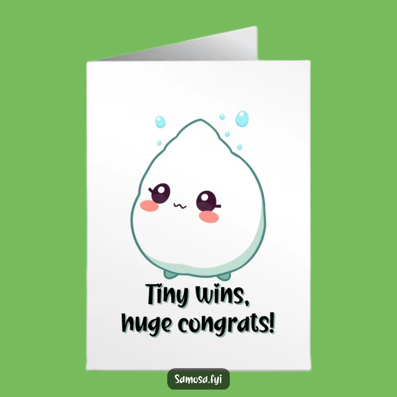 Free Printable Samosa Sprinkle Congrats Card - Humorous Downloadable Greeting