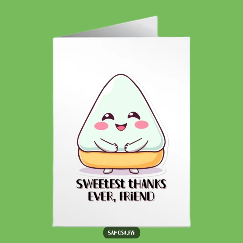 Free Printable Thank You Card: Pastry Gives a Sweet Hug, Funny Downloadable