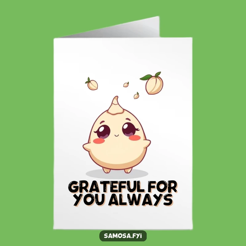 Free Printable Thank You Card: Samosa Cardamom Wonder - Funny Downloadable Appreciation!