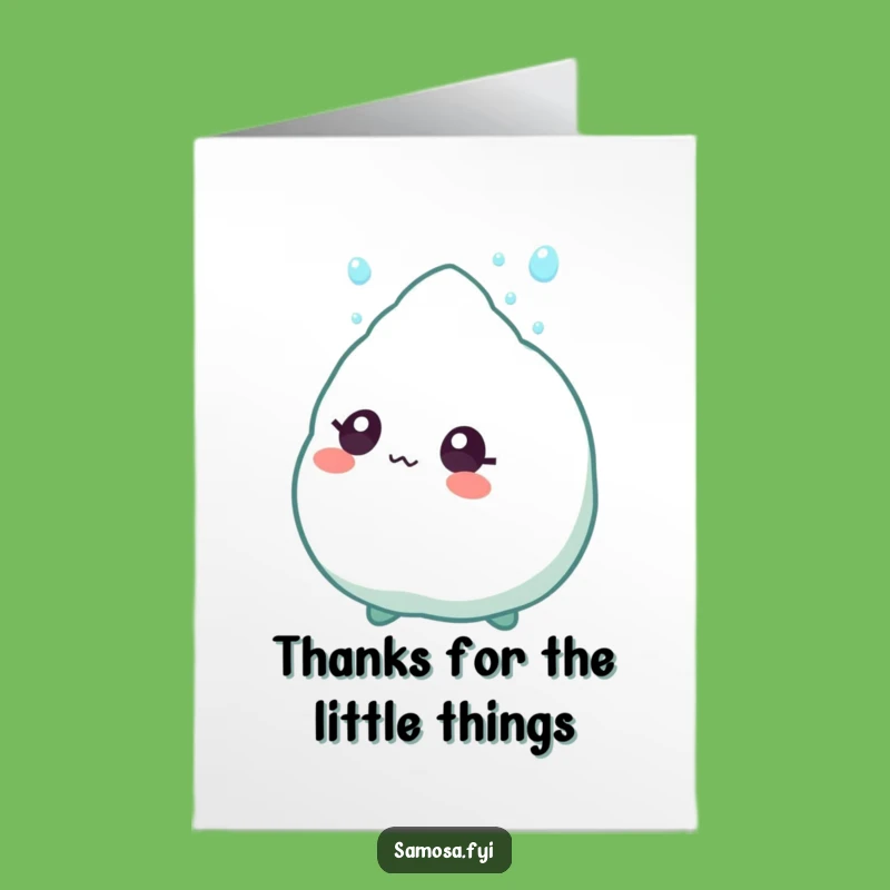 Free Printable Samosa Sprinkle Thank You Card - Funny Downloadable Gift