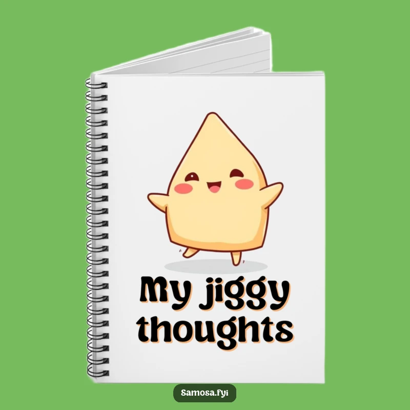 Funny Cheerful Samosa Jig Notebook: Hilarious Journal for Happy Ideas
