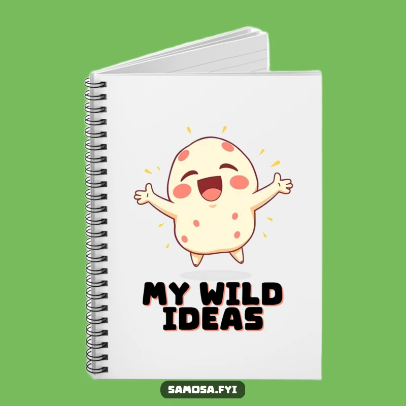 Funny Joyful Samosa Notebook: Jot Down Your Joys! A Vibrant Funny Gift for Scribes.