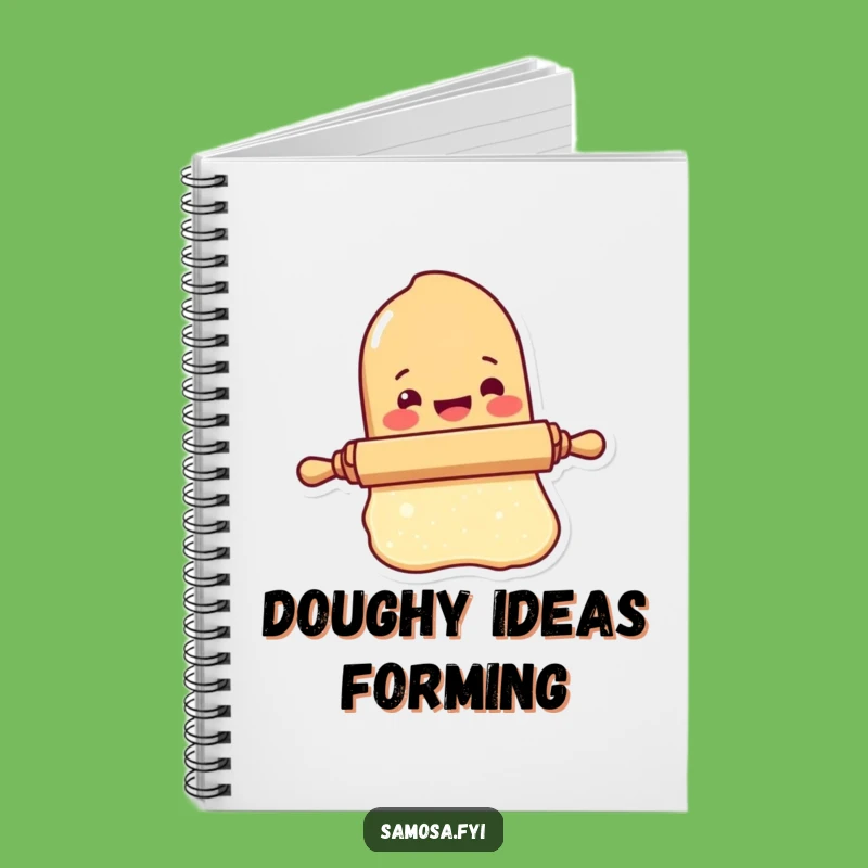 Funny Rolling Pin Notebook - Baking Ideas Journal, Perfect Funny Gift for Writers!