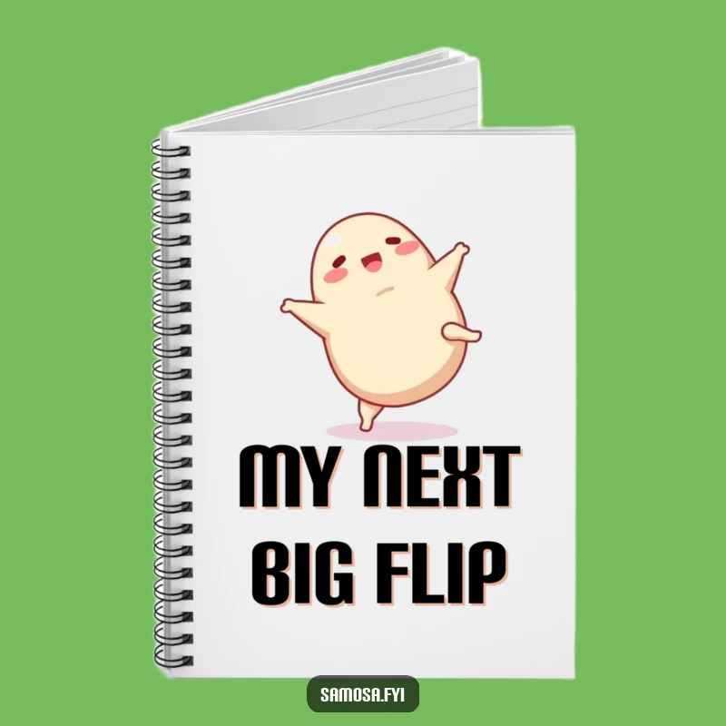 Funny Samosa Cartwheel Notebook: Hilarious Journal for Ideas and Doodles