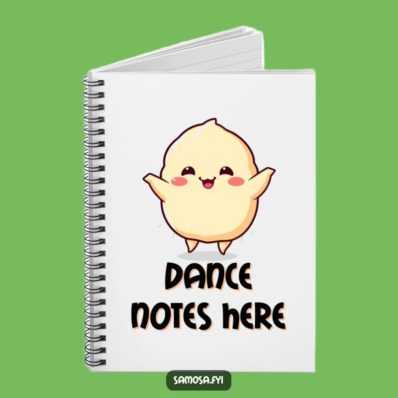 Funny Samosa Happy Dance Notebook: Jot Down Ideas with Crispy Joy!