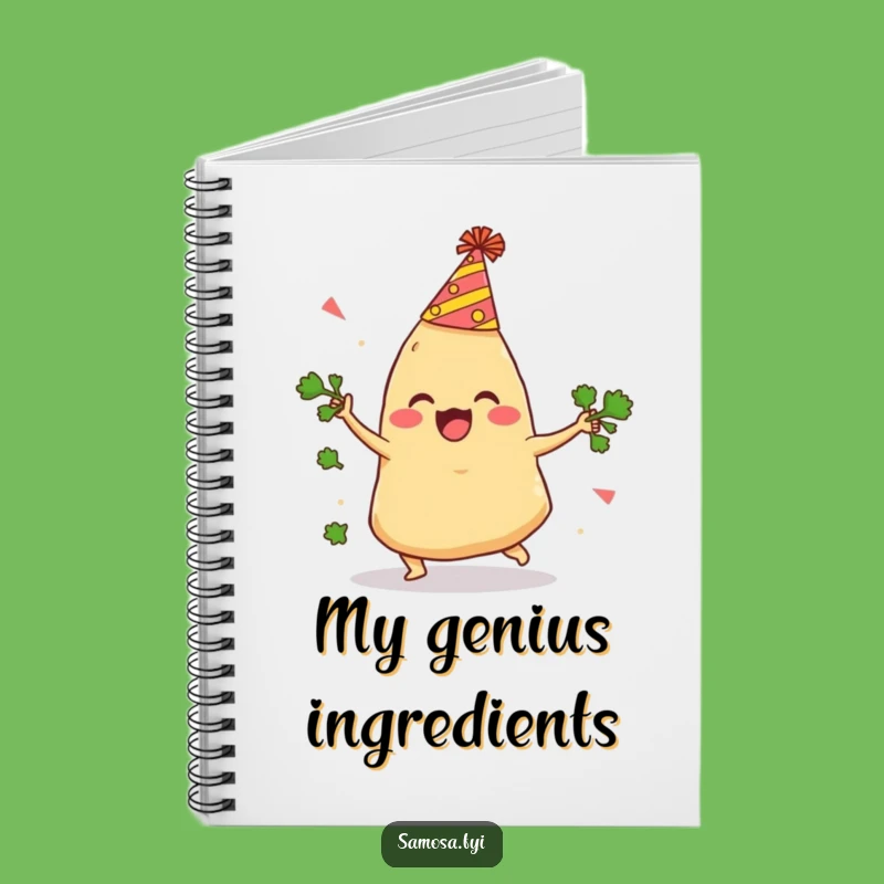 Funny Samosa Journal: A Hilarious Gift for Note-Taking Fun!