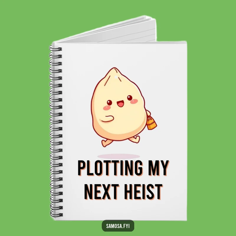 Funny Samosa Notebook: Joyful Skipping Journal, Perfect Humorous Gift