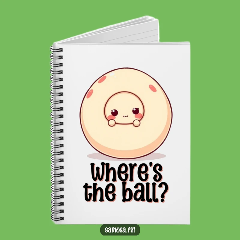 Funny Samosa Notebook - Peekaboo Snack Journal Funny Gift For Students