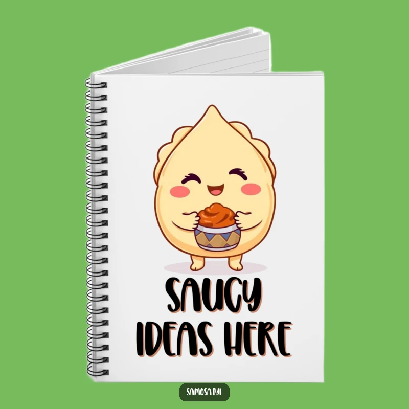 Funny Samosa Notebook - Witty Indian Snack Journal, Perfect Funny Gift for Writers!