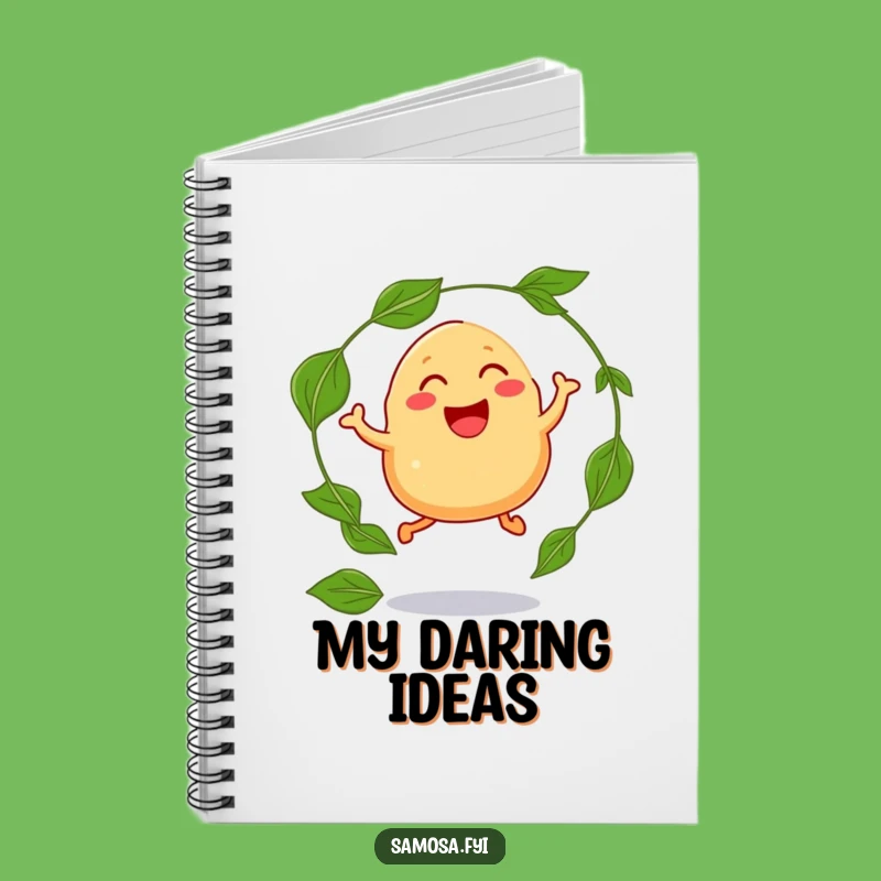 Funny Samosa Jumping Notebook: Jot Down Fun Ideas, Excellent Funny Gift