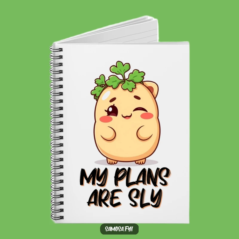 Funny Samosa Notebook - Jot Down Mischievous Ideas Gift