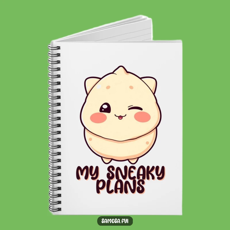 Funny Samosa Notebook: Comical Wink Journal, Perfect Humorous Gift