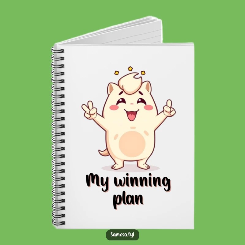 Funny Triumphant Samosa Notebook: Log Your Wins and Future Goals