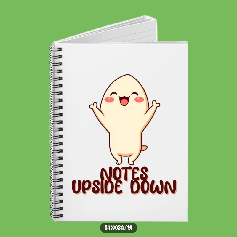 Funny Samosa Headstand Notebook: Jot Down Ideas with Upbeat Humor