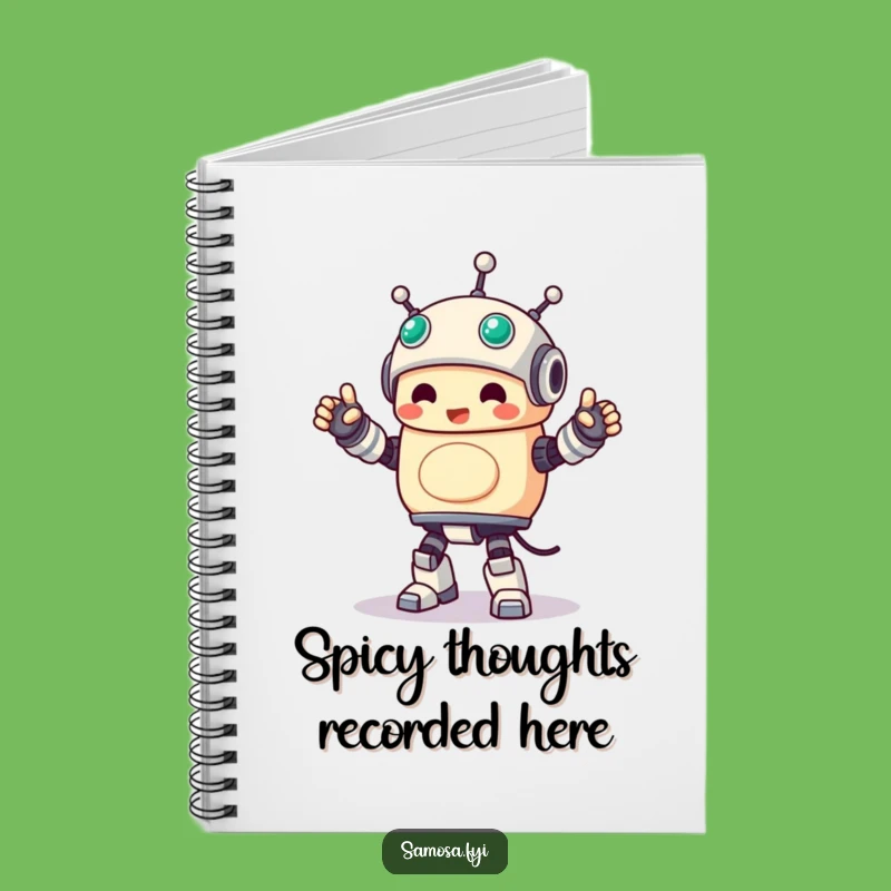 Funny Samosa Robot Dance Notebook: A Hilarious Snack Gift for Dancing Food Lovers