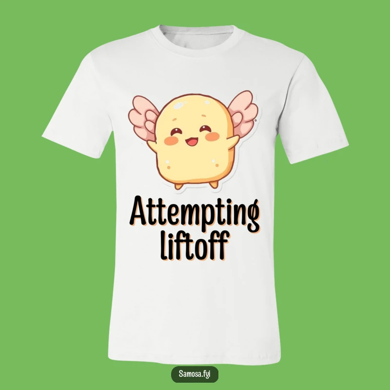 Funny Roti Flying T-Shirt: Cheerful Attempt Design, Perfect Funny Gift