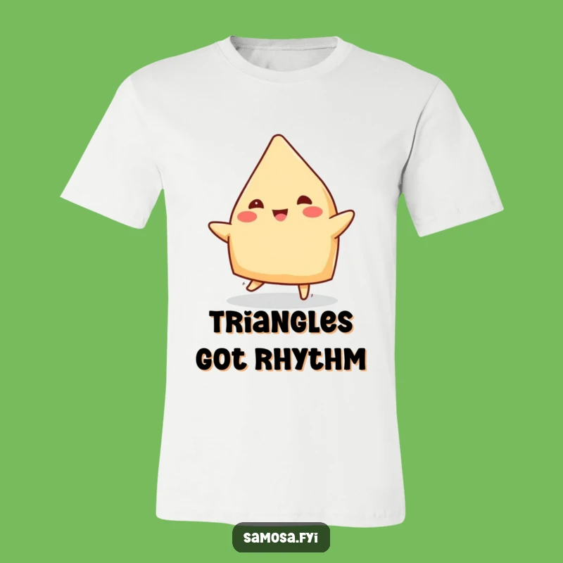 Funny Cheerful Samosa Jig T-Shirt: Hilarious Snack Dance Apparel