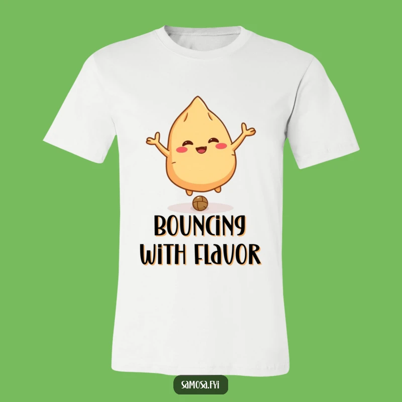 Funny Giggling Samosa T-Shirt - Bouncing Lentil Tee for a Hilarious Gift
