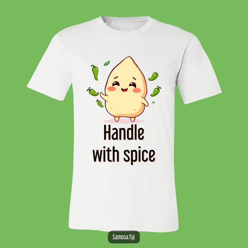 Funny Samosa Juggling T-Shirt: Wear Your Spice and Hilarious Gift!
