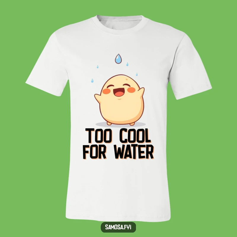 Funny Samosa T-Shirt: Comical Raindrop Dodge Tee, Ideal Humorous Gift