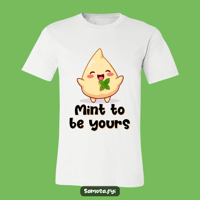 Funny Samosa Mint Gift T-Shirt - Joyful Snack Apparel, Hilarious Funny Gift