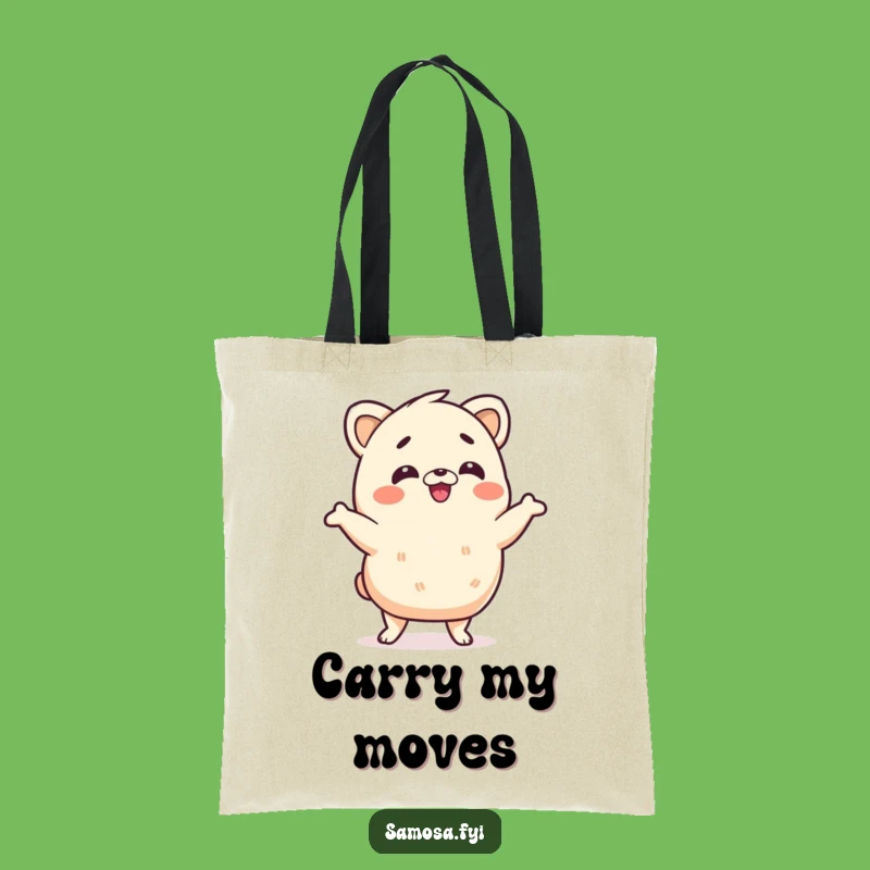 Funny Samosa Dance Tote Bag: Carry Your Grooves and Snacks in Style