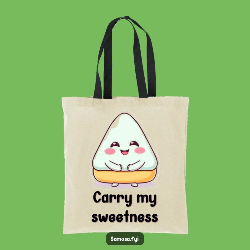 Funny Hugging Pastry Tote Bag: Sweet Dessert Carry-All