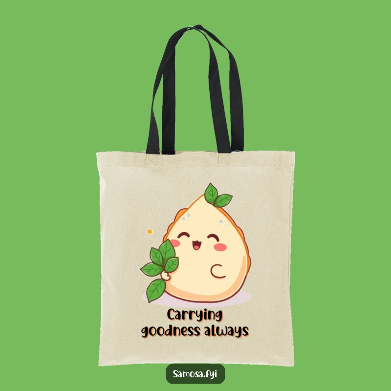 Funny Samosa Tote Bag - Carry Gifts & Good Vibes Gift