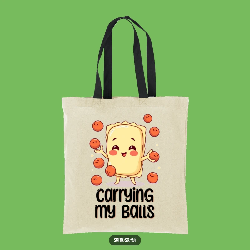 Funny Ravioli Juggler Tote Bag: Carry Your Essentials with Italian Flair, a Fun Funny Gift!