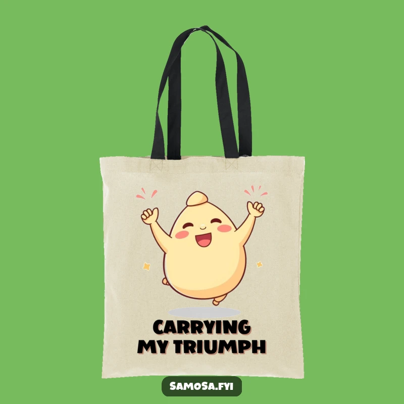 Funny Samosa Tote Bag: Chic and Hilarious Accessory for Snack Lovers
