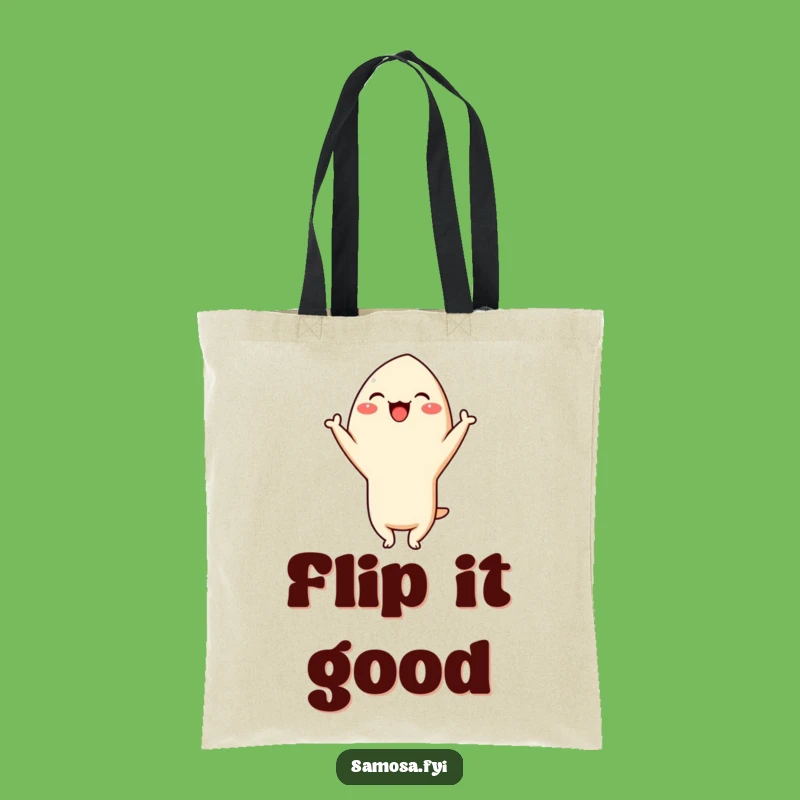 Funny Samosa Headstand Tote Bag: Carry Your Giggles Everywhere
