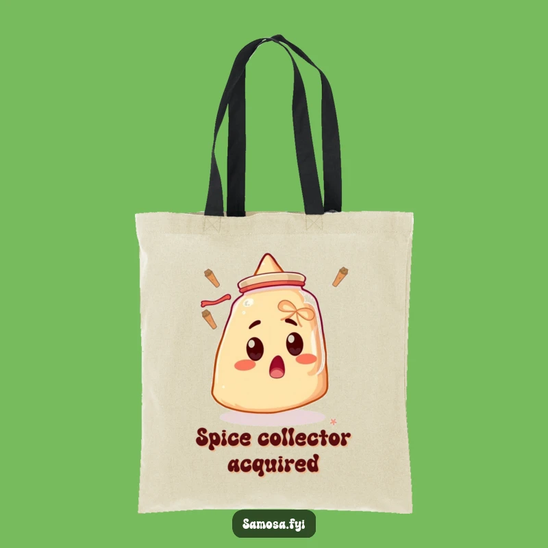 Funny Samosa Tote Bag - Shocking Snack Carrier for a Hilarious Gift