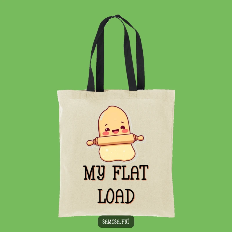 Funny Rolling Pin Tote Bag - Baking Creation Accessory, Perfect Funny Gift for Bakers!